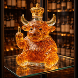 Whisky Bottle - Animated Bull Edition