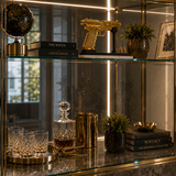 Whisky Bottle – Gun Edition Set with Glasses