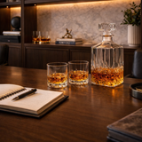 Whisky Bottle - Set consisting of a glass and a cup