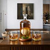 Whisky Bottle - Baseball Set Edition with Glasses
