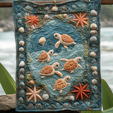 Amazing Turtles Art Quilt Hanging NCU0DV805
