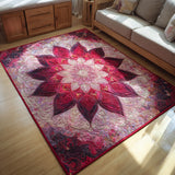 Azure Mandala Area Rug NCU0VL3286