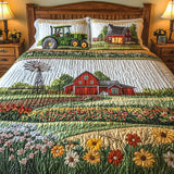 Farm 3-Piece Quilted Bedding Set NCU0VT141