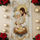 Bethlehem Starlight Quilted Table Runner NCU0NT1424