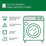 Literary Haven Quilted Blanket NCU0DK5147
