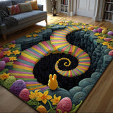 Bunny Hop Mosaic Area Rug NCU0PT11353