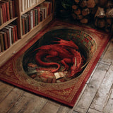 Crimson Dragon Hoard Area Rug NCU0HH1867