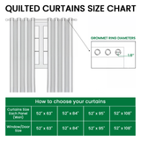 Cottage Union Quilted Curtains NCU0XD2314