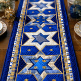 David Emblem Quilted Table Runner NCU0NT12009