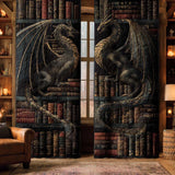 Emberlight Golden Duo Quilted Curtains NCU0XD2181