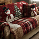 Christmas Quilted Sofa Cover NCU0VT283