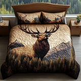 Forest Animals 3-Piece Quilted Bedding Set NCU0VT98