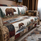 Bear Quilted Sofa Cover NCU0VT335