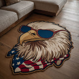 Freedom Eagle Custom Shape Area Rug NCU0NT12649