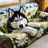 Gentle Husky Quilted Sofa Cover NCU0TD2208