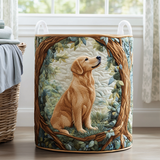Dog Quilted Laundry Basket NCU0QN053