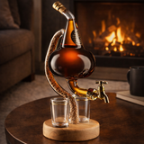 Whisky Bottle - Fixed Edition with Wooden Base