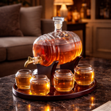 Whisky Bottle - Special Edition with Barrel and Glasses