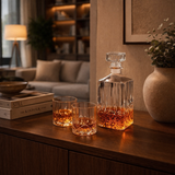 Whisky Bottle - Set consisting of a glass and a cup