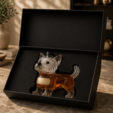Whisky Bottle - Highland White Terrier Edition