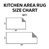 Silver Stream Catch Kitchen Area Rug NCU0TD1418