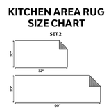 Silver Stream Catch Kitchen Area Rug NCU0TD1418