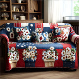 Liberty Meadow Quilted Sofa Cover NCU0PT11328