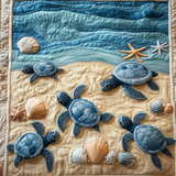 Ocean Waves Quilted Blanket NCU0DV2255