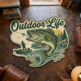 Outdoor Bass Custom Shape Area Rug NCU0TV1863