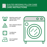 Floral Flamingo Quilted Bedding Pillow Case NCU0DV6348