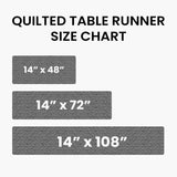 Cactus Bloom Quilted Table Runner NCU0NT3927