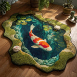 Serenity Koi Custom Shape Area Rug NCU0TV1835