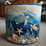 Turtle Quilted Laundry Basket NCU0QN005