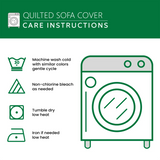 Jingle Beard Quilted Sofa Cover NCU0DV8256