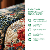Mystic Bloom Quilted Sofa Cover NCU0TV778