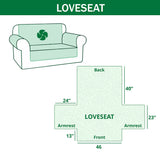 Timeless Hearts Quilted Sofa Cover NCU0NT11888