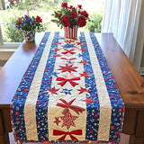 Star-Spangled Style Quilted Table Runner NCU0PT3394