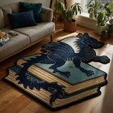 Steel Wyvern Custom Shape Area Rug NCU0XD2703