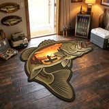 Sunset Bass Custom Shape Area Rug NCU0TV1867