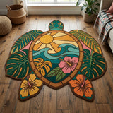 Turtle Reef Custom Shape Area Rug NCU0TD2633