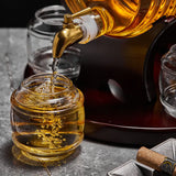 Whisky Bottle - Special Edition with Barrel and Glasses