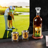 Whisky Bottle - Golf Set Edition with Glasses