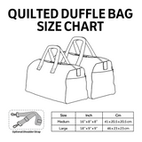 Timeless Flutter Quilted Duffle Bag NCU0PT9578